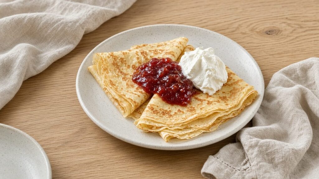 AI-genererad exempelbild av Pannkaka